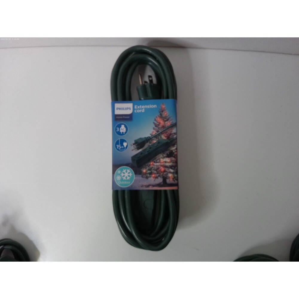 Phillips 15 Ft 3 AC Outdoor Extension Cord